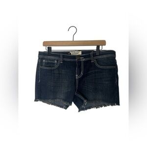 Vigold blue rhinstone denim shorts
